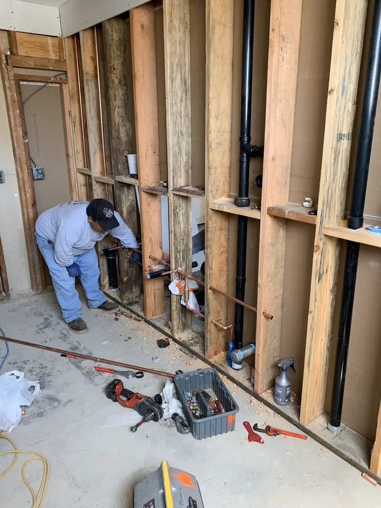 Commercial rough-in plumbing for Gas Line Repair in Edgewood Heights